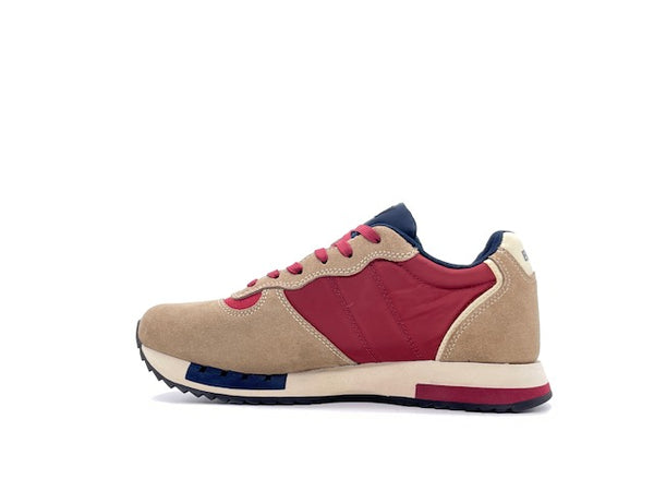 BLAUER Sneaker uomo QUEENS red taupe