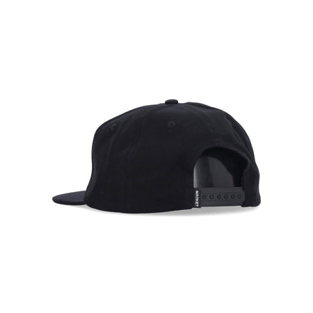 MARKET Cappellino Visiera Piatta Uomo Arc 5 Panel Hat Black da uomo