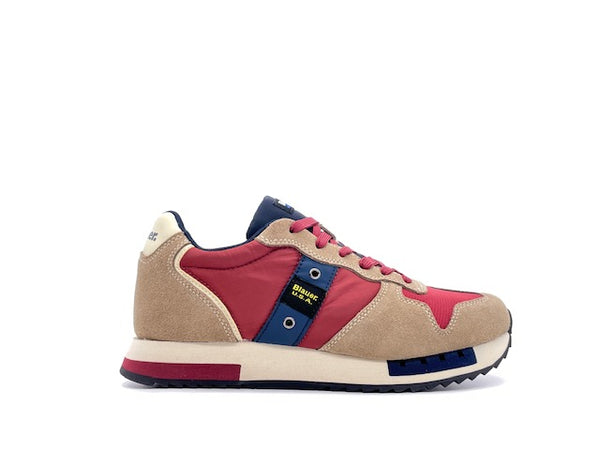 BLAUER Sneaker uomo QUEENS red taupe