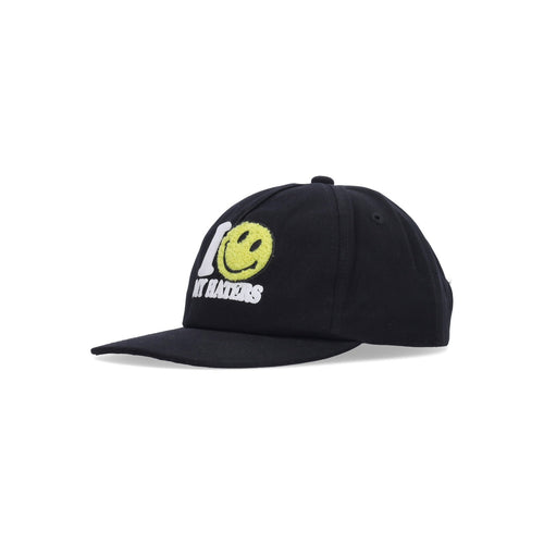 MARKET Cappellino Visiera Piatta Uomo Smiley Haters 5-panel Hat Vintage Black da uomo