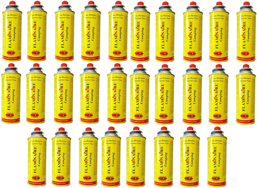 28 BOMBOLETTA DI GAS 220 GR PER FORNELLO A VALIGIA UNVERSALE CARTUCCIA