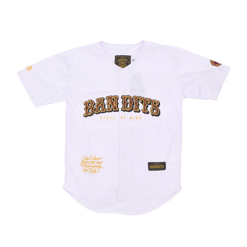 5TATE OF MIND Casacca Bottoni Uomo Bandits Signature Jersey White da uomo