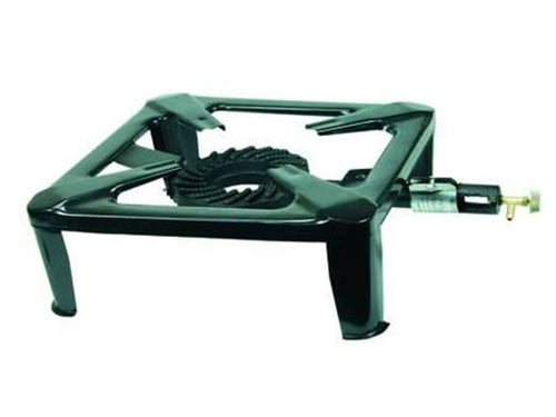 FORNELLONE CM 30 X 30 IN METALLO NERO PER GAS BOMBOLA