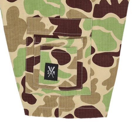 5TATE OF MIND Pantalone Corto Uomo Retrofuture Combat Shorts Camouflage da uomo