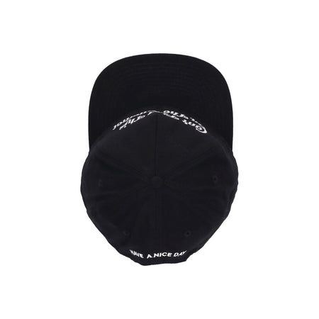 MARKET Cappellino Visiera Piatta Uomo Dark Web Hat Black da uomo