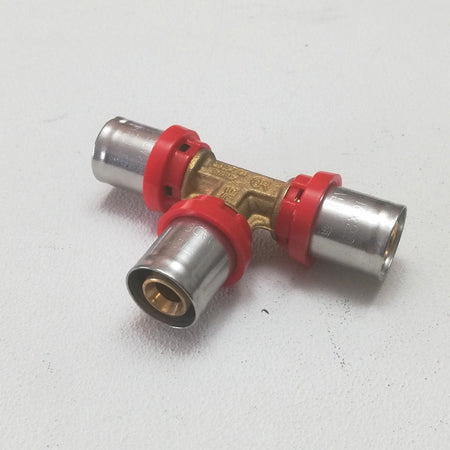 Tiemme raccordo 26 x 26 x 26 a T a pressare per tubo multistrato