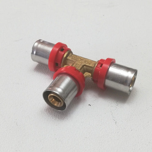 Tiemme raccordo 26 x 26 x 26 a T a pressare per tubo multistrato