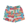 MARKET Pantaloncino Tipo Basket Uomo Building Blocks Mesh Shorts Cream da uomo