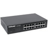 Switch Gigabit Ethernet a 16 porte Intellinet, RJ45 a 16 porte 10/100/1000 Mbps, Ethernet a risparmio energetico IEEE 802.3az, desktop, 19 Montaggio su rack
