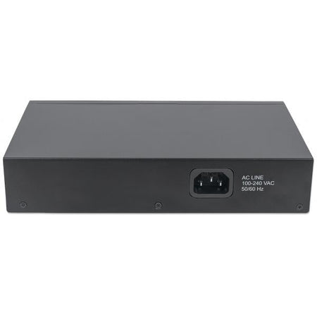 Switch Gigabit Ethernet a 16 porte Intellinet, RJ45 a 16 porte 10/100/1000 Mbps, Ethernet a risparmio energetico IEEE 802.3az, desktop, 19" Montaggio su rack