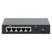 Switch Gigabit Intellinet PoE+ a 5 porte con passthrough PoE, 4 porte PSE PoE, 1 porta PD PoE, IEEE 802.3at/af Power-over-Ethernet (PoE+/PoE)