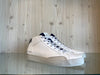 CRIME LONDON Sneaker Uomo Distressed Mid White Blu