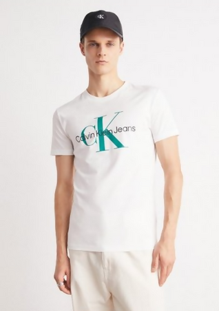 Maglietta Calvin Klein per uomo a manica corta, cotone 100%, manica corta, maglia estiva