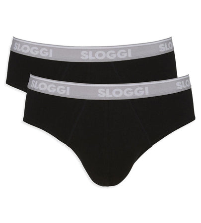 Sloggi Uomo Go ABC Midi Confezione da 2 Slip S90 - Passarelli Biancheria