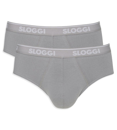 Sloggi Uomo Go ABC Midi Confezione da 2 Slip S90 - Passarelli Biancheria