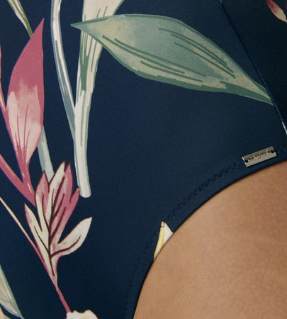 Triumph Costume Intero da Donna Botanical Leaf OW 02 10207928 S80 - Passarelli Biancheria