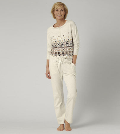 Triumph Pigiama Invernale da Donna in Caldo Cotone Sets PK Character 01 10209559 S44 - Passarelli Biancheria