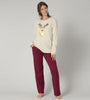 Triumph Pigiama Invernale da Donna in Caldo Cotone Sets PK Character 02 10209569 S44 - Passarelli Biancheria