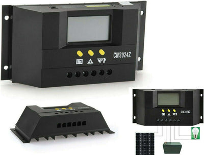 30A Regolatore Di carica solare fotovoltaico LCD 12V /24V Per pannello solare CM3024Z Commercio Industria e Scienza/Energia solare e eolica/Pannelli solari/Pannelli solari monocristallini Zencoccostore - Formia, Commerciovirtuoso.it