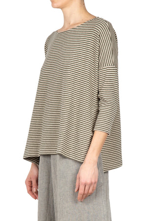 MAMA B Mama B - Maglia - 450627 - Verde/Latte da donna