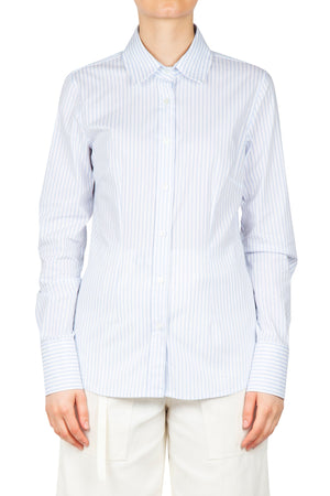 GRIFONI Grifoni - Camicia - 451092 - Bianco/Azzurro da donna