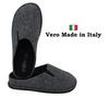 Primo Calzature Ottime Pantofole Chiuse da Uomo, Ciabatte Invernali per Casa, Soletta in Memory Foam, Plantare Estraibile, 100% Made in Italy