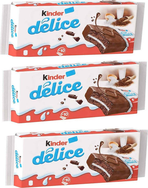 30x Kinder Délice Pan Di Spagna E Cacao Merendine 3 Confezioni Da 10 Pz Merendine 39 Gr Alimentari e cura della casa/Snack dolci e salati/Barrette ai cereali e barrette snack Franco Pausa Caffè - Albano Laziale, Commerciovirtuoso.it