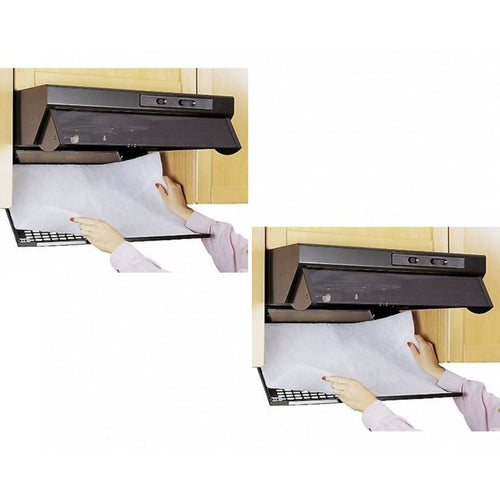 2 FILTRI PER CAPPA CUCINA ANTIGRASSO UNIVERSALE cm 40 x 80 - BIANCO - PEZZI 2
