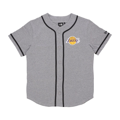 NEW ERA Casacca Bottoni Uomo Nba Baseball Jersey Loslak Heather Grey/authentic Gold da uomo