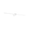 Applique Da Parete Contemporaneo Filo Alluminio Bianco Led 13W 3000K Ip44