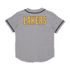 NEW ERA Casacca Bottoni Uomo Nba Baseball Jersey Loslak Heather Grey/authentic Gold da uomo