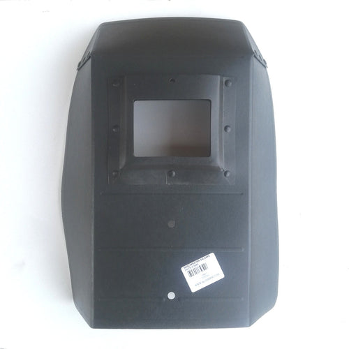 Maschera schermo in fibra per saldatore completa di vetro trasparente e scuro