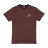 SANTA CRUZ Maglietta Uomo 50th Opus Dot Chest Tee Multi Stripe da uomo