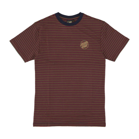 SANTA CRUZ Maglietta Uomo 50th Opus Dot Chest Tee Multi Stripe da uomo