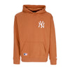 NEW ERA Felpa Leggera Cappuccio Uomo Mlb League Essentials Os Hoodie Neyyan Spring Toffee/white da uomo