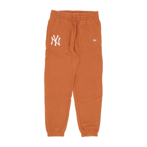 NEW ERA Pantalone Tuta Leggero Uomo Mlb League Essentials Jogger Neyyan Spring Toffee/white da uomo