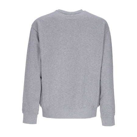 NEW ERA Felpa Leggera Girocollo Uomo Nba Applique Crew Loslak Heather Grey/true Purple da uomo