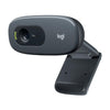 Webcam Logitech C270 Hd 720 - Videochiamate ad alta definizione (1280 x 720 pixel) - Foto fino a 3 megapixel - Microfono integrato - USB - Nero