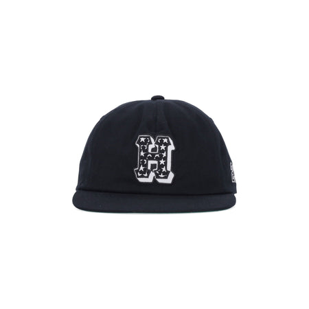 HUF Cappellino Visiera Piatta Uomo H-star Cap Black da uomo