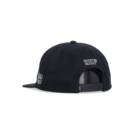 HUF Cappellino Visiera Piatta Uomo H-star Cap Black da uomo