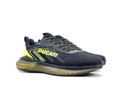 DUCATI Sneaker uomo DU23M106BE01 nera e gialla