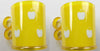 BICCHIERE IN PLASTICA COLORE GIALLO DIAM. CM 8,5 X 9 ALTO PER ALIMENTI PZ 2
