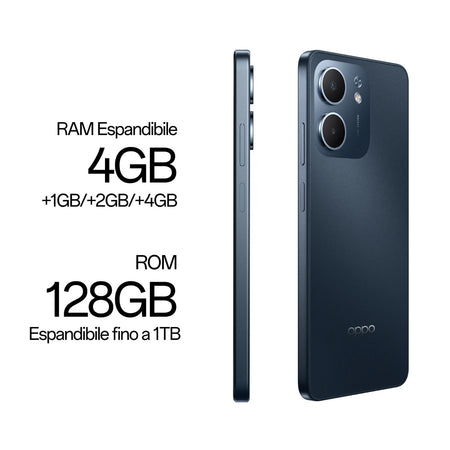 OPPO A5x 4+128GB 6.67" 4G Black Blue DS OPT