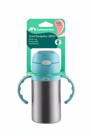 Tazza isotermica 300 ml con cannuccia Bebeconfort