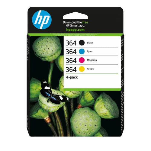 364 - Confezione da 4 - nero, giallo, cyan, magenta - originale - cartuccia