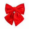 Fiocco in velluto rosso decorazione natalizia da appendere, da 13 cm