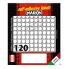 Etichetta Adesiva Bianca Tonda D10Mm (10Fogli X 120Etichette Markin
