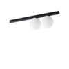 Plafoniera Contemporaneo Binomio Metallo Nero 2 Lucig9 4W 3000K Ip20