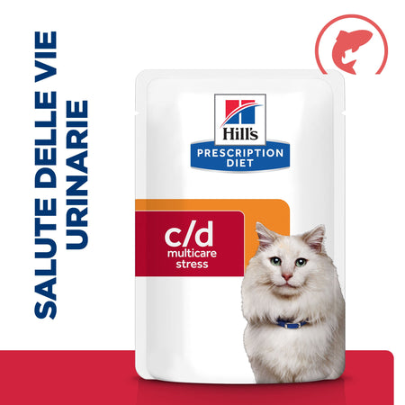 Hill's Prescription Diet Multicare Stress umido Gatti Adulti salmone 85 gr