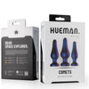 Kit 3 Butt Plug colore viola HUEMAN COMETS